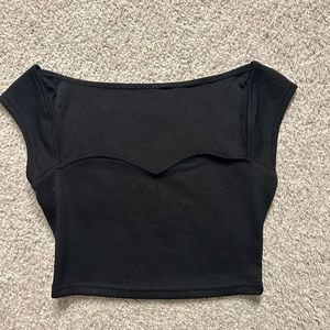 Black Crop Top